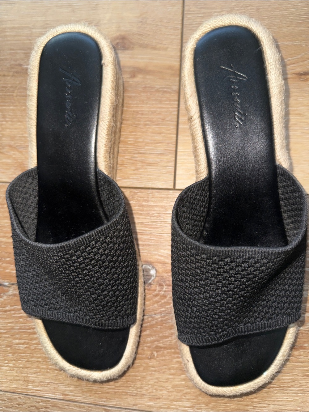 Arromic Women's Espadrilles Wedge Platform Sandals Comfortable Slip On Slides 8